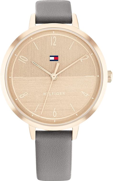 Tommy Hilfiger Reloj de cuarzo dorado clavel para mujer con .